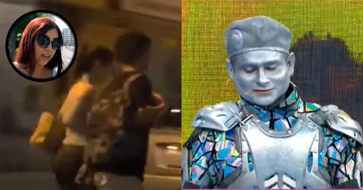 Robotín ve en vivo ampay de Robotina con tiktoker que trabajó y lo atrasó con otra chica