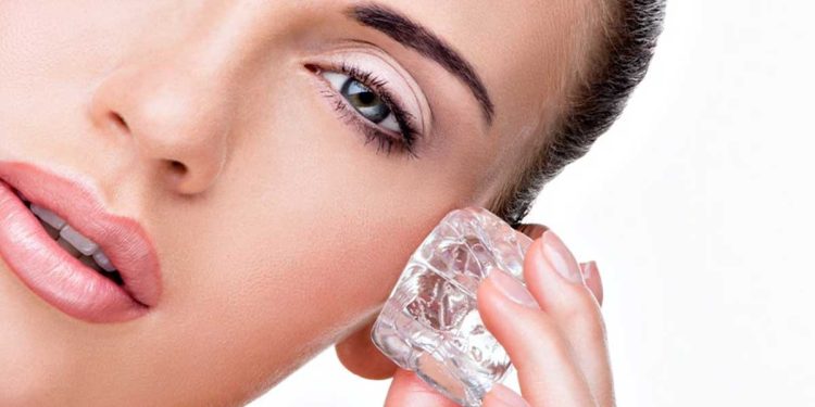 ¿Cuántas veces al día poner hielo en la cara?