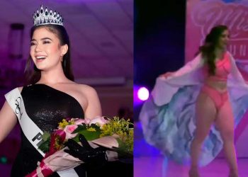 Kyara Villanella sufrió aparatoso tropiezo y cae por escaleras en desfile del Miss Teen Universe