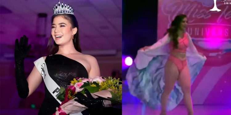 Kyara Villanella sufrió aparatoso tropiezo y cae por escaleras en desfile del Miss Teen Universe