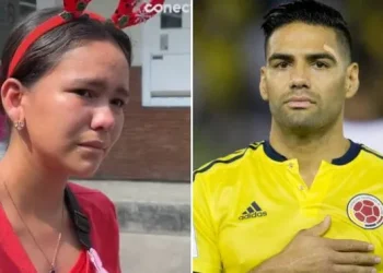 Radamel Falcao donó 10.000 dólares a joven venezolana que trabaja en la calle vendiendo caramelos