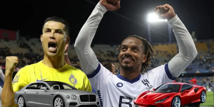 CR7 maneja un Bentley de $250 mil y mira la lujosa colección de autos de Carrillo en Arabia