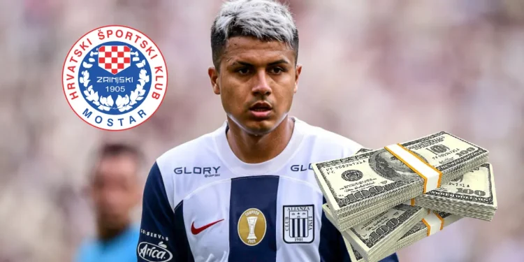 De ganar $15 mil en Alianza Lima, lo que podría cobrar Jairo Concha en Zrinjski Mostar