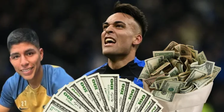Mientras Lautaro gana 9 millones, lo que ganaría Quispe de llegar al Inter de Milán