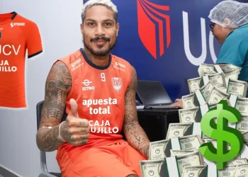 De costar S/. 109, lo que vale ahora la camiseta de la UCV con la 9 de Guerrero