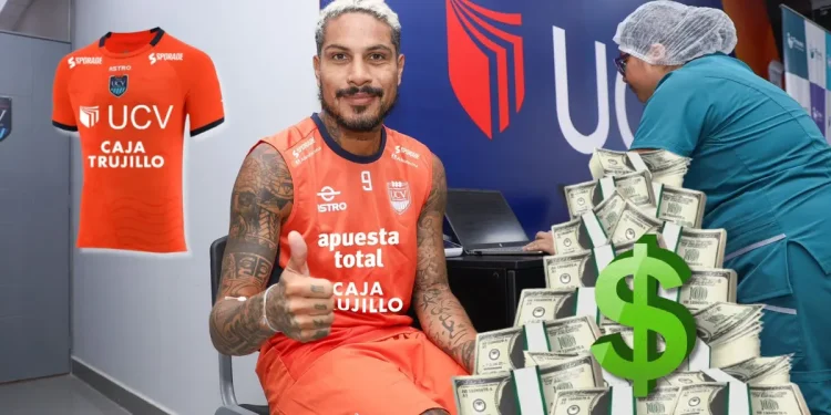 De costar S/. 109, lo que vale ahora la camiseta de la UCV con la 9 de Guerrero