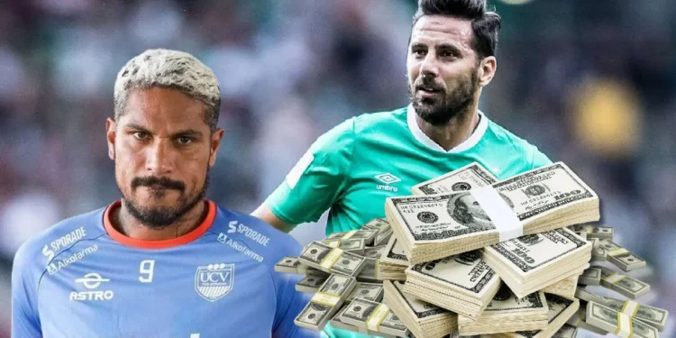 Pizarro ganó $300 mil a sus 41 años y el salario de Guerrero en la UCV con 40