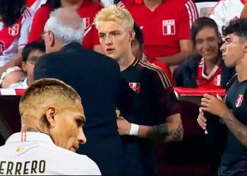 Paolo Guerrero le pedía criollada a Sonne, esto fue lo que hizo ante Nicaragua