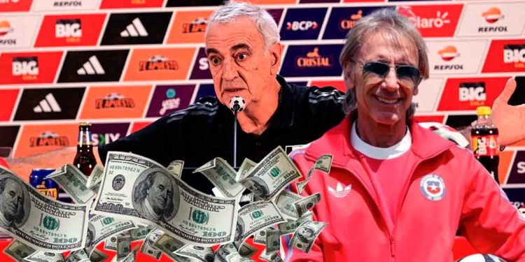 Mientras Gareca cobra $ 2,8 millones en Chile, el salario de Fossati en la Bicolor