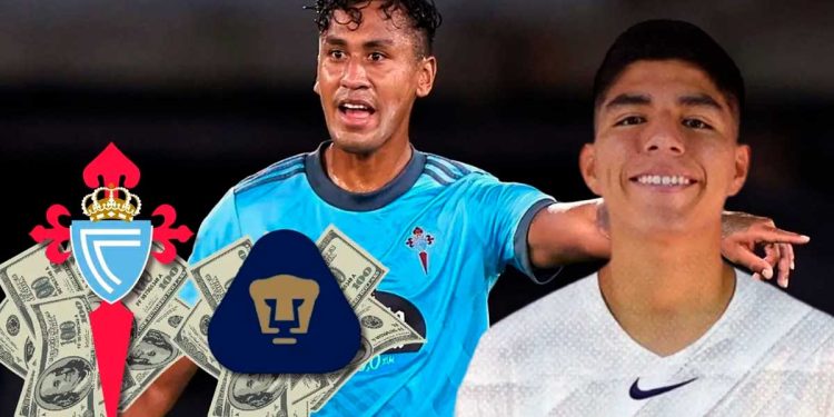 Mientras Tapia gana $542 en Celta de Vigo, lo que cobra Piero Quispe en los Pumas