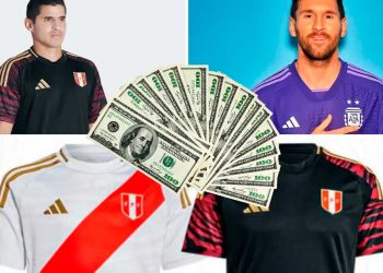 Mientras la camiseta de Argentina vale 229 soles, lo que cuesta la nueva de la Bicolor