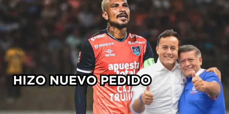 No conforme con cobrar $130 mil, el nuevo pedido que hizo Paolo Guerrero en UCV