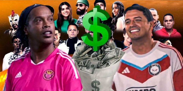 Ronaldinho ganó $15 mil en la Kings League y lo que estaría cobrando Reimond Manco