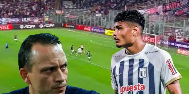 La reacción de Restrepo luego del gol fallado por Jeriel De Santis ante Colo Colo