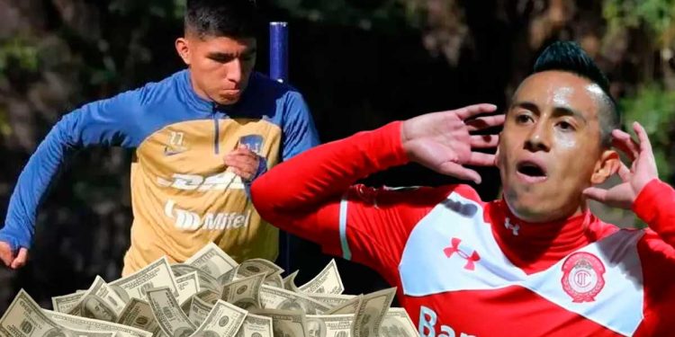 Mientras Quispe vale 1,8 MD€ en Pumas, lo que llegó a costar Cueva en el Toluca