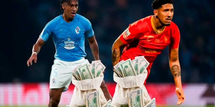 Mientras Renato Tapia gana $524 mil en Celta, lo que cobra Jesús Castillo en Portugal