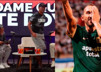 Waldir se molestó y se fue del set cuando Farfán le preguntó por Hernán Barcos