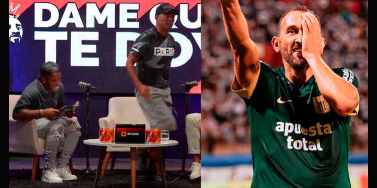 Waldir se molestó y se fue del set cuando Farfán le preguntó por Hernán Barcos