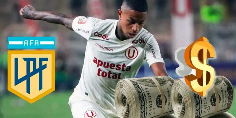 Lo siguen de la Liga Argentina y el dineral que ganaría la U por vender a Andy Polo