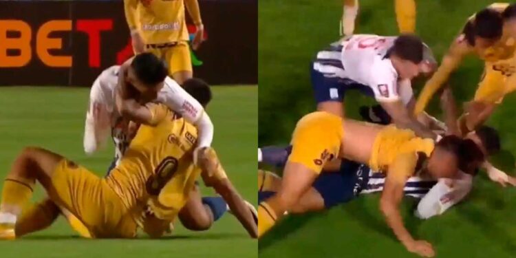 Zambrano casi se va a las manos con Luis Ramos en pleno partido de Alianza Lima vs Cusco