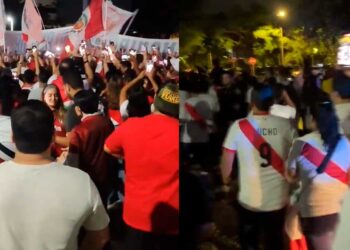 Hinchas de la selección peruana rompen cerco de seguridad y obligan a cancelar banderazo
