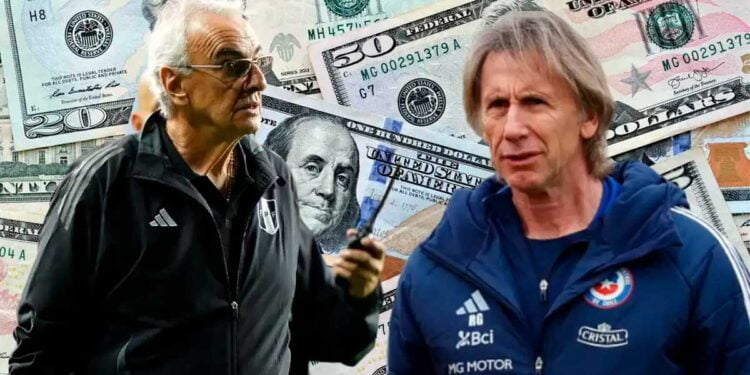 Mientras Gareca gana 3,7 millones en Chile, lo que gana Fossati en la Bicolor