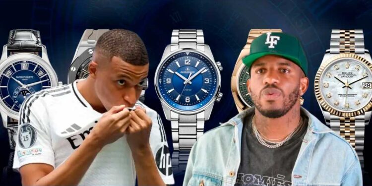 Mbappé usó un Square Bang de €46 mil en Real Madrid y la colección de relojes que tiene Farfán