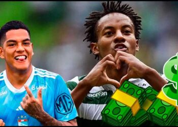 Mientras Carrillo ganaba €50 mil, el salario que tendría Joao Grimaldo en Sporting de Lisboa