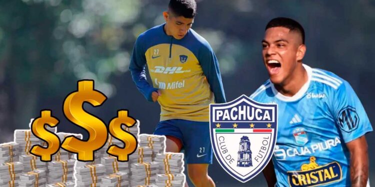 Mientras Quispe ganaría $25 mil en Pumas, el salario que le esperaría a Grimaldo en Pachuca