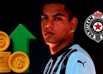 El valor de Joao Grimaldo tras dejar Sporting Cristal y llegar al Partizán