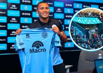 Ni en Matute lo trataban así, lo que hizo el hincha de Belgrano con Bryan Reyna en el duelo vs Gimnasia