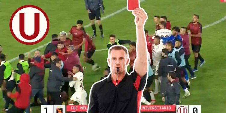 Se confirmó la lista de jugadores expulsados de Universitario vs Melgar por broncaza