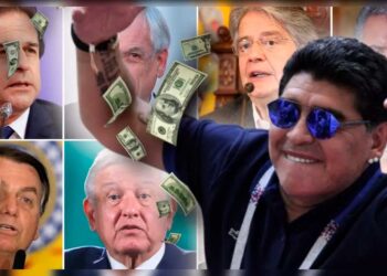 El presidente de un país al que Maradona le robó $500 mil dólares