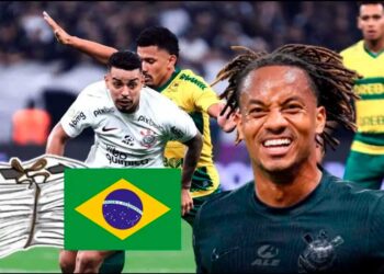 ¿Mejor que Rodri? La reacción de la prensa brasileña al juego de André Carrillo en el Cuibá vs Corinthians