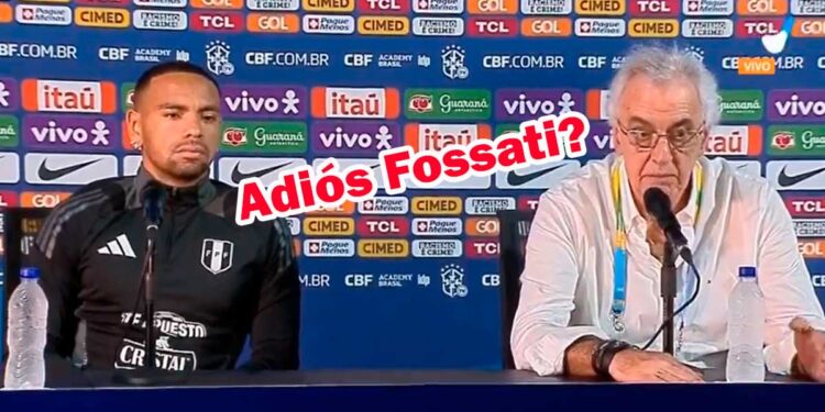 ¿Le dice adiós a la bicolor? Lo que dijo Jorge Fossati tras la goleada ante Brasil