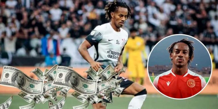 Mientras el Al-Qadisiyah ganaba $6 millones, el salario de André Carrillo en Corinthians