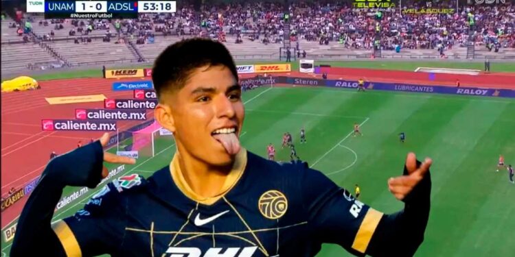 Piero Quispe brilla con un pase gol de crack en la victoria de Pumas sobre San Luis