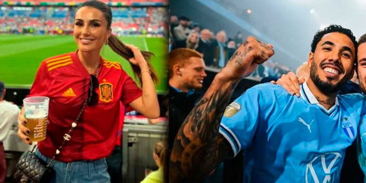 La novia española de Sergio Peña celebra el título del Malmö FF en Suecia