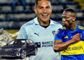 Mientras Guerrero tenía un auto de $32,5 mil en Ecuador, así es el carro de Advíncula en Argentina