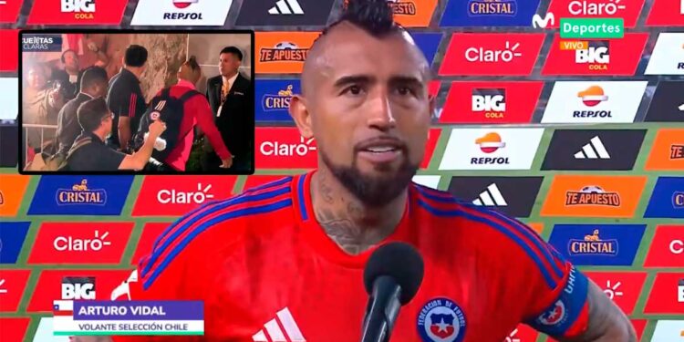 Lo que dijo Arturo Vidal tras no ganar a Perú pese a su dura advertencia a un hincha peruano