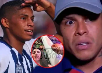 Filtran foto de Kevin Quevedo, jugador de Alianza Lima, dándose apasionado beso con expareja de Ángelo Campos