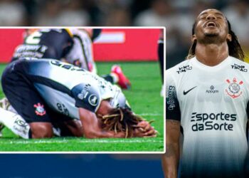André Carrillo rompió en llanto tras la eliminación de Corinthians de la Libertadores | VIDEO