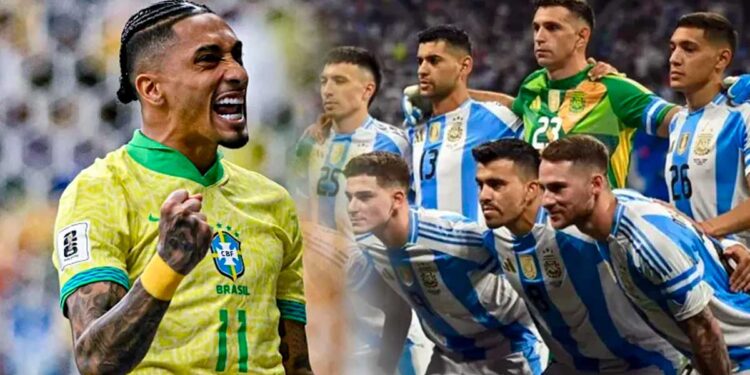 Raphinha lanza fuerte mensaje a Argentina: “Vamos a darle una paliza, adentro y afuera”