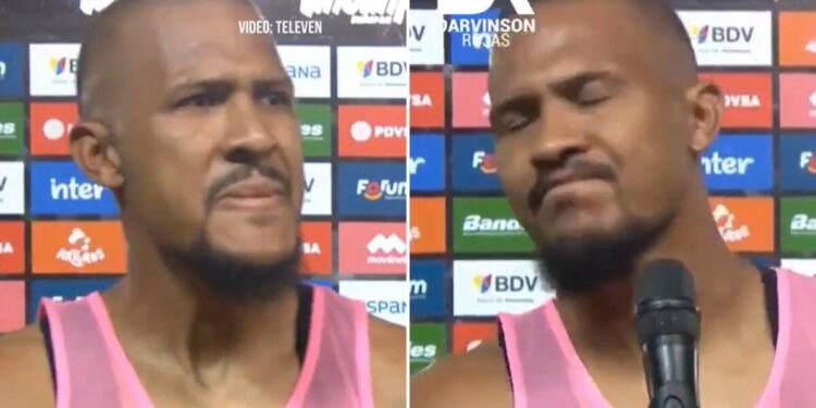 Salomón Rondón se quiebra en vivo tras triunfo de Venezuela ante Perú y por poder clasificar a su primer Mundial