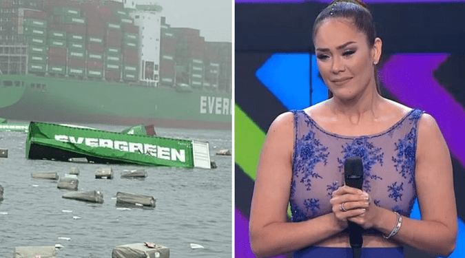 Karen Schwarz vive angustiante momento tras posible pérdida de su mercadería en el mar del Callao