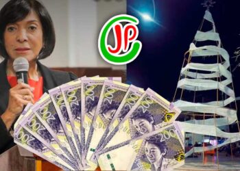 Buscan suspender a alcaldesa de Chiclayo tras denuncias por polémico árbol de Navidad