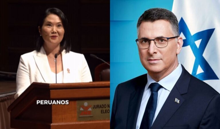 Israel felicita a Keiko Fujimori como presidenta electa y reafirma cooperación con Perú